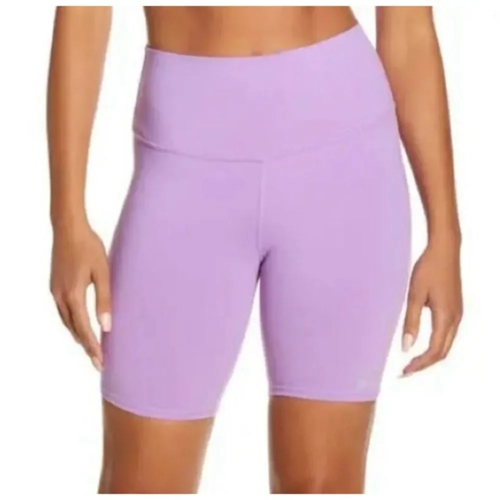 ALO YOGA Lilac High Waisted Biker Shorts